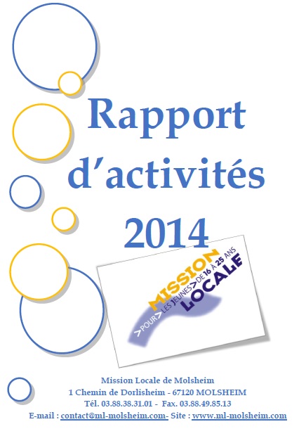 rapport d'activités ml 2014