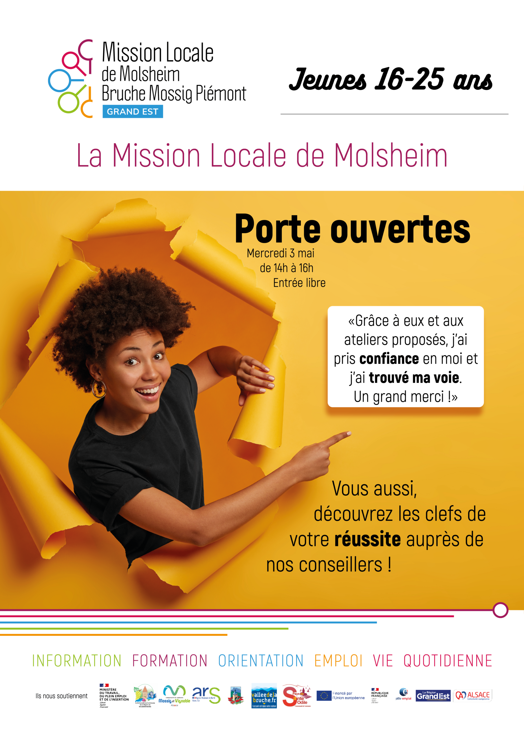 Porte ouverte de la Mission Locale de Molsheim