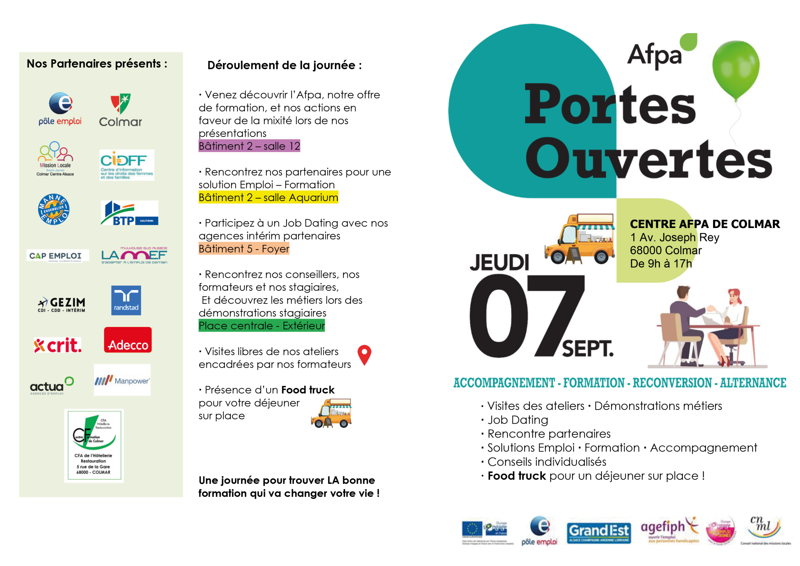 Portes ouvertes de l’AFPA Colmar