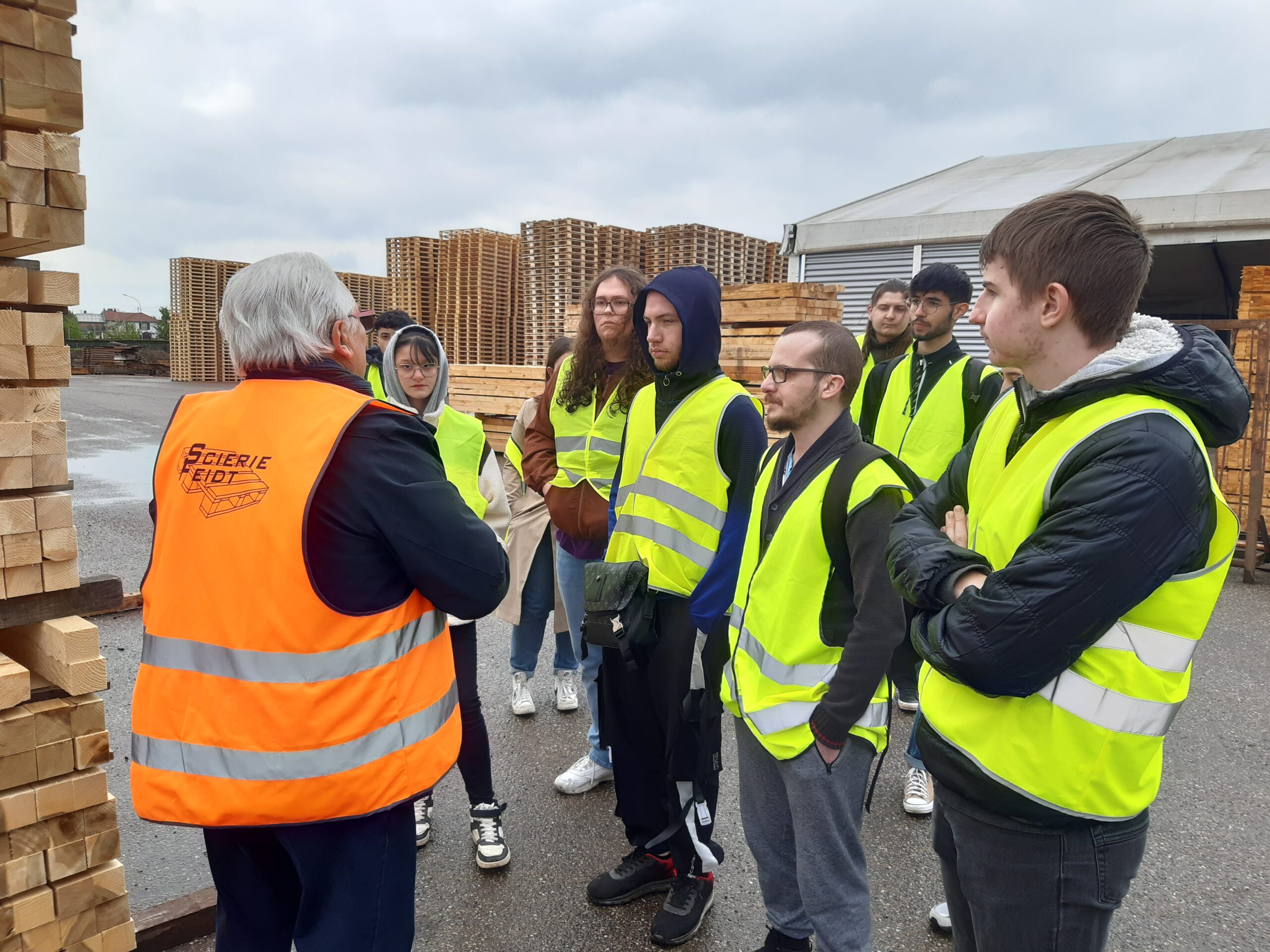 Visite Scierie Feidt