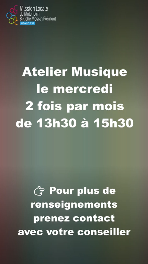 Promotion atelier musique
