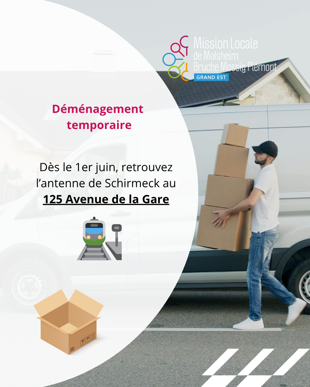 Déménagement temporaire – Schirmeck