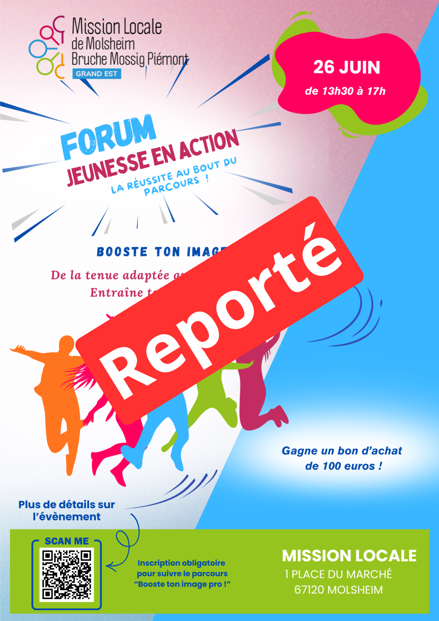 Forum Jeunesse reporté
