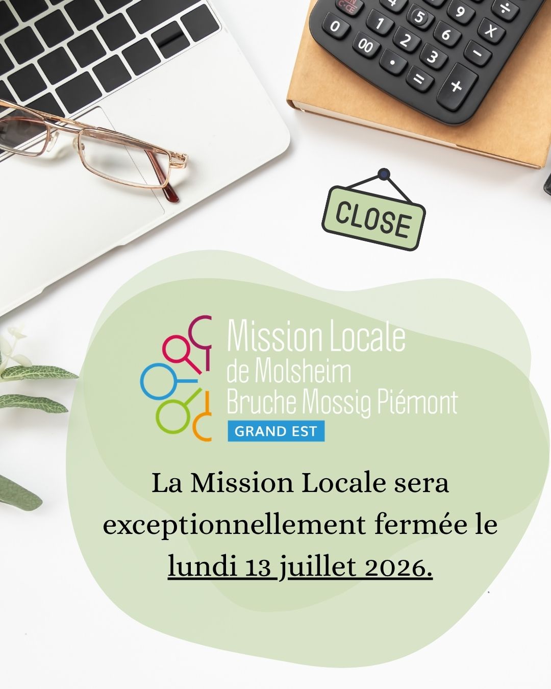 Fermeture exceptionnelle