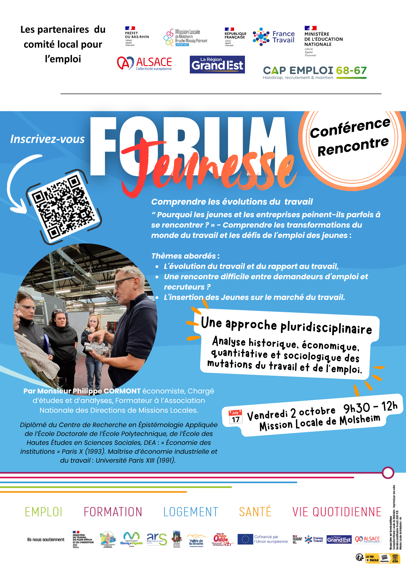 Travail et emploi des jeunes : une conférence à Molsheim