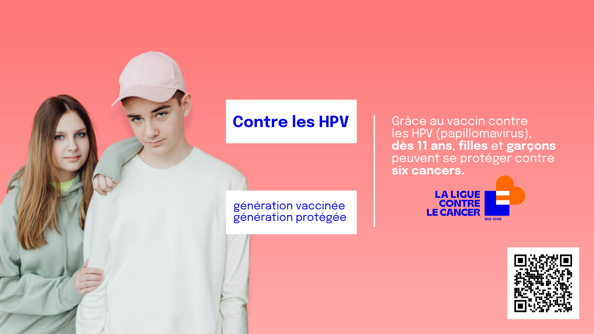 Vaccination HPV : filles et garçons, tous concernés