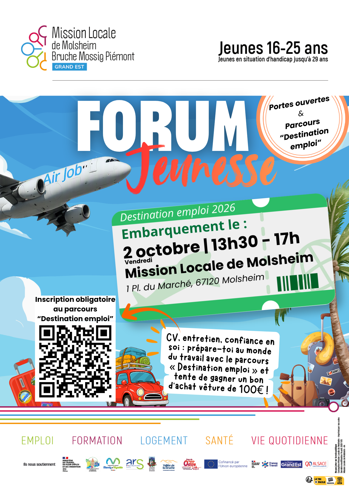 Forum Jeunesse : une après-midi pour préparer sa recherche d’emploi